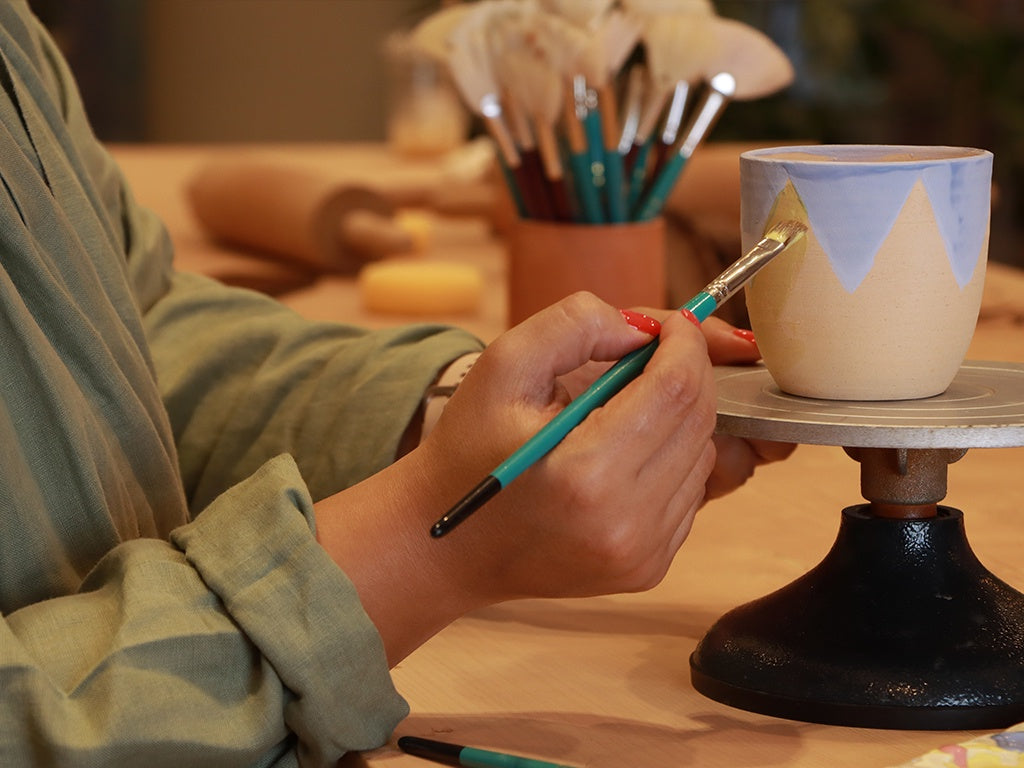 Glimpse The Glazes, Own pottery ورشه التزجيج