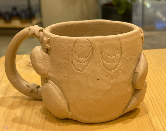 CHARACTER CUP MAKING (HAND BUILDING & GLAZING)